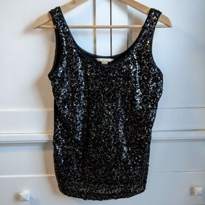 EUC Banana Republic sequined tank, size XS